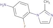 3-Fluoro-4-(2-methyl-1H-imidazol-1-yl)aniline