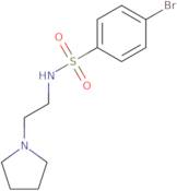 4-Bromo-N-(2-(pyrrolidin-1-yl)ethyl)benzenesulfonamide