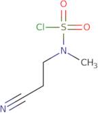 3-[(Chlorosulfonyl)(methyl)amino]propanenitrile