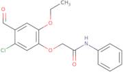 2-(5-Chloro-2-ethoxy-4-formylphenoxy)-N-phenylacetamide