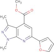 Methyl 6-(2-furyl)-1,3-dimethyl-1H-pyrazolo[3,4-b]pyridine-4-carboxylate