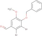 4-(Benzyloxy)-2,3-dibromo-5-methoxybenzaldehyde