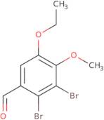 2,3-Dibromo-5-ethoxy-4-methoxybenzaldehyde