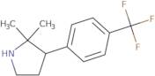 2,2-Dimethyl-3-[4-(trifluoromethyl)phenyl]pyrrolidine