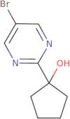 1-(5-Bromopyrimidin-2-yl)cyclopentan-1-ol