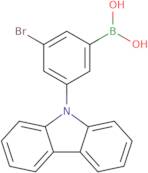 3-Bromo-5-(9H-carbazol-9-yl)-phenylboronic acid