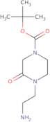 tert-Butyl 4-(2-aminoethyl)-3-oxopiperazine-1-carboxylate