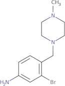 3-Bromo-4-[(4-methylpiperazin-1-yl)methyl]aniline