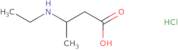 3-(Ethylamino)butanoic acid hydrochloride