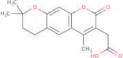 2-{4,8,8-Trimethyl-2-oxo-2H,6H,7H,8H-pyrano[3,2-G]chromen-3-yl}aceticacid