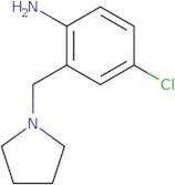 4-Chloro-2-(pyrrolidin-1-ylmethyl)aniline