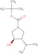 trans-3-dimethylamino-4-hydroxy-pyrrolidine-1-carboxylic acid tert-butyl ester