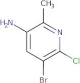 5-Bromo-6-chloro-2-methylpyridin-3-amine