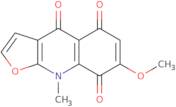 7-Methoxy-9-methylfuro[2,3-b]-quinoline-4,5,8(9H)-trione