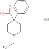 1-Ethyl-4-phenylpiperidine-4-carboxylic acid hydrochloride