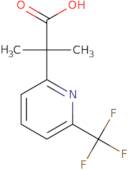 2-Methyl-2-[6-(trifluoromethyl)pyridin-2-yl]propanoic acid