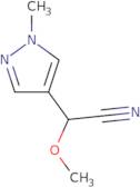 2-Methoxy-2-(1-methyl-1H-pyrazol-4-yl)acetonitrile