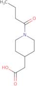 2-(1-Butanoylpiperidin-4-yl)acetic acid