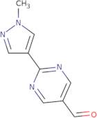 2-(1-Methyl-1H-pyrazol-4-yl)pyrimidine-5-carbaldehyde