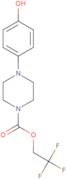 2,2,2-Trifluoroethyl 4-(4-hydroxyphenyl)piperazine-1-carboxylate