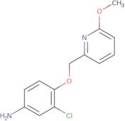 3-Chloro-4-[(6-methoxypyridin-2-yl)methoxy]aniline