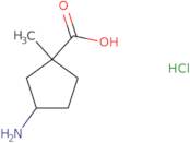 3-Amino-1-methylcyclopentane-1-carboxylic acid hydrochloride