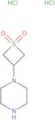 3-(Piperazin-1-yl)-1Î»â¶-thietane-1,1-dione dihydrochloride