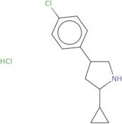 4-(4-Chlorophenyl)-2-cyclopropylpyrrolidine hydrochloride