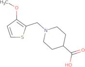 1-[(3-Methoxythien-2-yl)methyl]piperidine-4-carboxylic acid