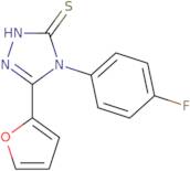 4-(4-Fluorophenyl)-5-(furan-2-yl)-4H-1,2,4-triazole-3-thiol