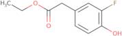 Ethyl 2-(3-fluoro-4-hydroxyphenyl)acetate