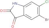 5-Bromo-6-chloro-1H-indole-2,3-dione