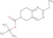 tert-Butyl 2-(methylthio)-7,8-dihydropyrido[4,3-d]pyrimidine-6(5h)-carboxylate