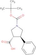 (3S,4R)-1-(tert-butoxycarbonyl)-4-phenylpyrrolidine-3-carboxylic acid