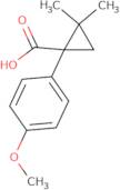 1-(4-Methoxyphenyl)-2,2-dimethylcyclopropanecarboxylic acid