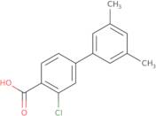 3-Chloro-3',5'-dimethyl-[1,1'-biphenyl]-4-carboxylic acid