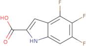 4,5,6-Trifluoro-1H-indole-2-carboxylic acid