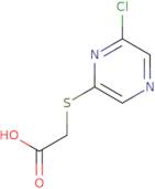 2-[(6-Chloropyrazin-2-yl)sulfanyl]acetic acid