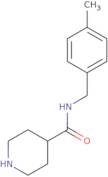 N-[(4-Methylphenyl)methyl]piperidine-4-carboxamide