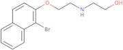 2-({2-[(1-Bromonaphthalen-2-yl)oxy]ethyl}amino)ethan-1-ol