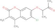 6-Chloro-3,4-dimethyl-7-[(3-oxobutan-2-yl)oxy]-2H-chromen-2-one