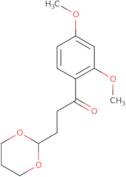 2',4'-Dimethoxy-3-(1,3-dioxan-2-yl)propiophenone