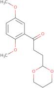 2',5'-Dimethoxy-3-(1,3-dioxan-2-yl)propiophenone