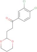 3',4'-Dichloro-3-(1,3-dioxan-2-yl)propiophenone