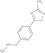 N-Methyl-[4-(3-methyl-1,2,4-oxadiazol-5-yl)phenyl]methylamine