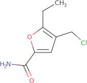 4-(Chloromethyl)-5-ethyl-2-furamide