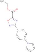 3-(4-Pyrrol-1-yl-phenyl)-[1,2,4]oxadiazole-5-carboxylic acid ethyl ester
