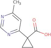 1-(6-Methylpyrimidin-4-yl)cyclopropane-1-carboxylic acid