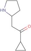 1-Cyclopropyl-2-(pyrrolidin-2-yl)ethan-1-one