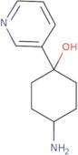 4-Amino-1-(pyridin-3-yl)cyclohexan-1-ol